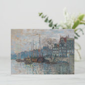 Claude Monet - Uitzicht Amsterdam Bedankkaart (Staand voorkant)