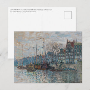 Claude Monet - Uitzicht Amsterdam Briefkaart