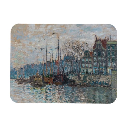 Claude Monet - Uitzicht Amsterdam Magneet (Horizontaal)