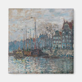 Claude Monet - Uitzicht Amsterdam Magneet (Voorkant)