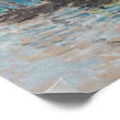 Claude Monet - Uitzicht Amsterdam Poster (Hoek)