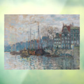 Claude Monet - Uitzicht Amsterdam Raamsticker (Vel 3)