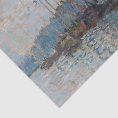 Claude Monet - Uitzicht Amsterdam Tissuepapier (Detail)