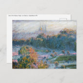 Claude Monet - Uitzicht van de Tuileries, Studie Briefkaart (Voorkant / Achterkant)