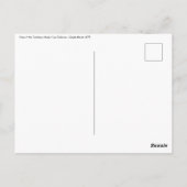 Claude Monet - Uitzicht van de Tuileries, Studie Briefkaart (Achterkant)