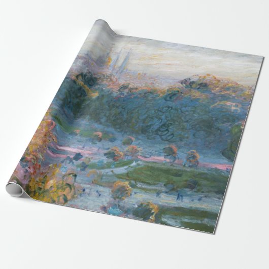 Claude Monet - Uitzicht van de Tuileries, Studie Cadeaupapier (Uitgerold)