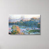 Claude Monet - Uitzicht van de Tuileries, Studie Canvas Afdruk (Voorkant)