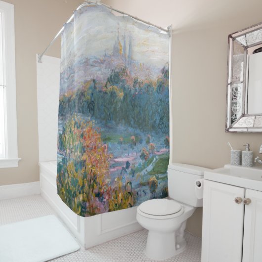 Claude Monet - Uitzicht van de Tuileries, Studie Douchegordijn (In situ)