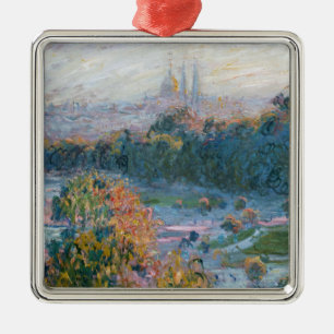 Claude Monet - Uitzicht van de Tuileries, Studie Metalen Ornament