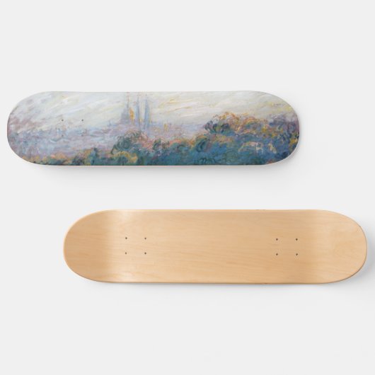 Claude Monet - Uitzicht van de Tuileries, Studie Persoonlijk Skateboard (Horizontaal)
