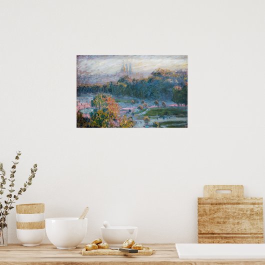 Claude Monet - Uitzicht van de Tuileries, Studie Poster (Keuken)