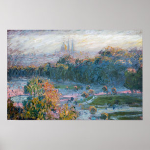 Claude Monet - Uitzicht van de Tuileries, Studie Poster