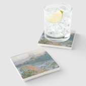 Claude Monet - Uitzicht van de Tuileries, Studie Stenen Onderzetter (Zijkant)