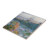 Claude Monet - Uitzicht van de Tuileries, Studie Tegeltje (Zijkant)