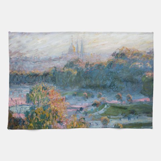 Claude Monet - Uitzicht van de Tuileries, Studie Theedoek (Horizontaal)