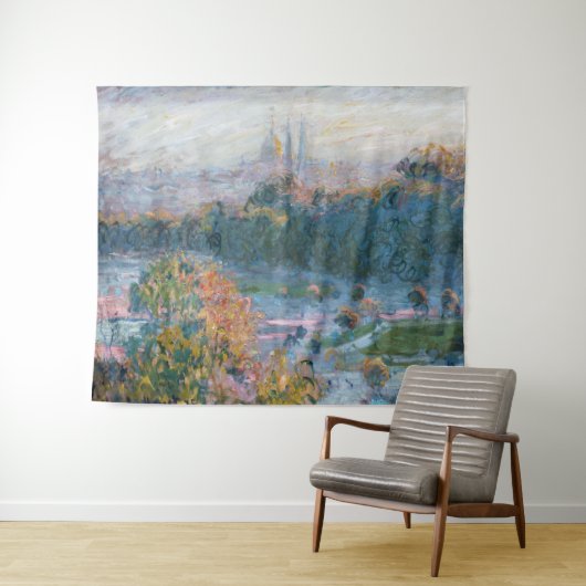 Claude Monet - Uitzicht van de Tuileries, Studie Wandkleed (In Situ (horizontaal))