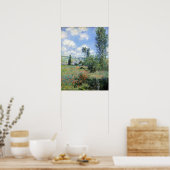 Claude Monet Uitzicht van Vétheuil Poster (Keuken)