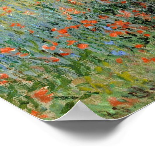 Claude Monet Uitzicht van Vétheuil Poster (Hoek)