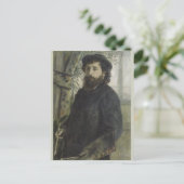 Claude Monet van Pierre-Auguste Renoir Briefkaart (Staand voorkant)