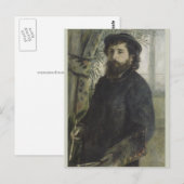 Claude Monet van Pierre-Auguste Renoir Briefkaart (Voorkant / Achterkant)