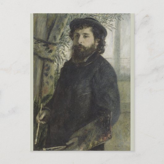 Claude Monet van Pierre-Auguste Renoir Briefkaart (Voorkant)