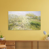 Claude Monet | Veervruchtenbomen in Bloom Canvas Afdruk (Insitu (Woonkamer))