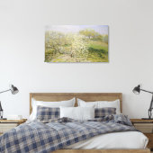 Claude Monet | Veervruchtenbomen in Bloom Canvas Afdruk (Insitu (Slaapkamer))