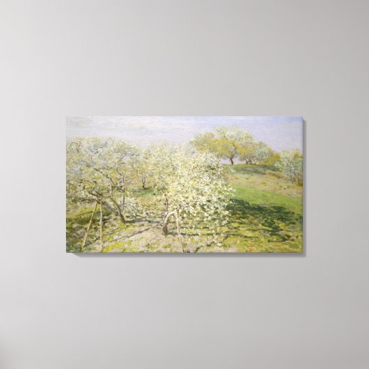 Claude Monet | Veervruchtenbomen in Bloom Canvas Afdruk (Voorkant)