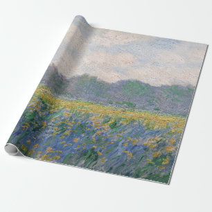 Claude Monet - Veld met gele irissen bij Giverny Cadeaupapier