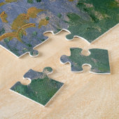 Claude Monet - Veld van gele irissen bij Giverny Legpuzzel (Zijkant)