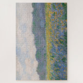 Claude Monet - Veld van gele irissen bij Giverny Legpuzzel (Verticaal)