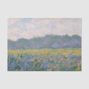 Claude Monet - Veld van gele irissen bij Giverny Tissuepapier