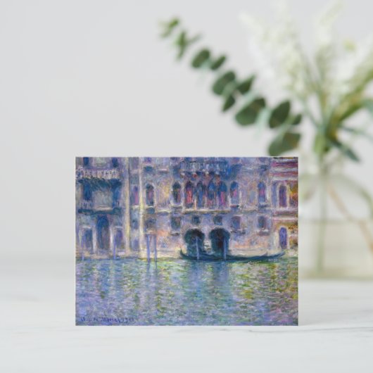 Claude Monet Venice Briefkaart (Staand voorkant)