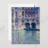 Claude Monet Venice Briefkaart (Voorkant / Achterkant)