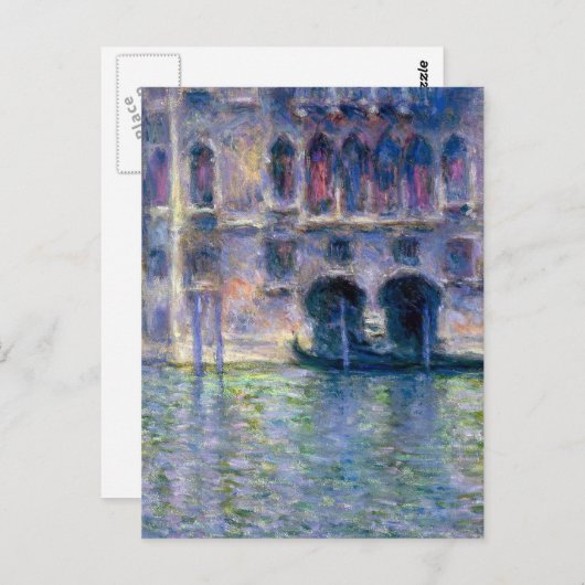 Claude Monet Venice Briefkaart (Voorkant / Achterkant)