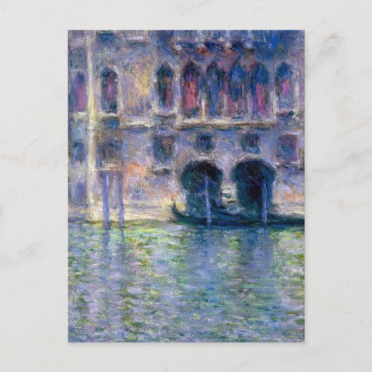 Claude Monet Venice Briefkaart (Voorkant)