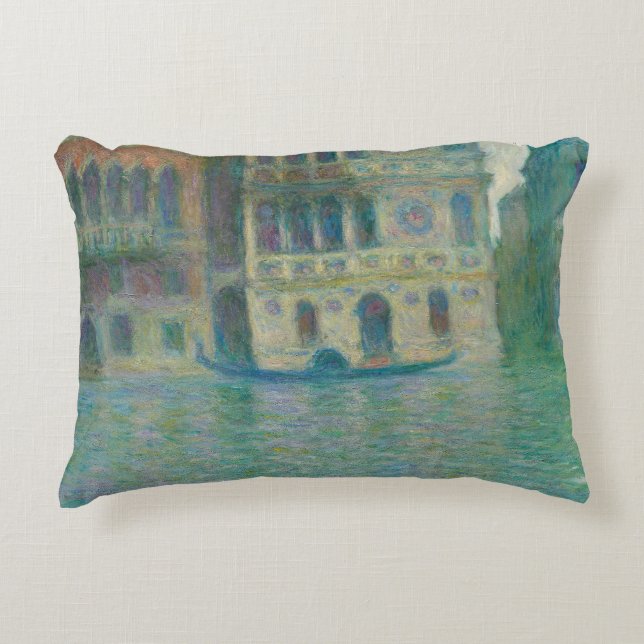 Claude Monet - Venice, Palazzo Dario Accent Kussen (Voorkant)