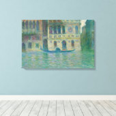 Claude Monet - Venice, Palazzo Dario Canvas Afdruk (Insitu (Houten vloer))