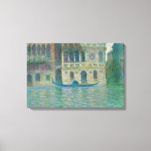 Claude Monet - Venice, Palazzo Dario Canvas Afdruk (Voorkant)