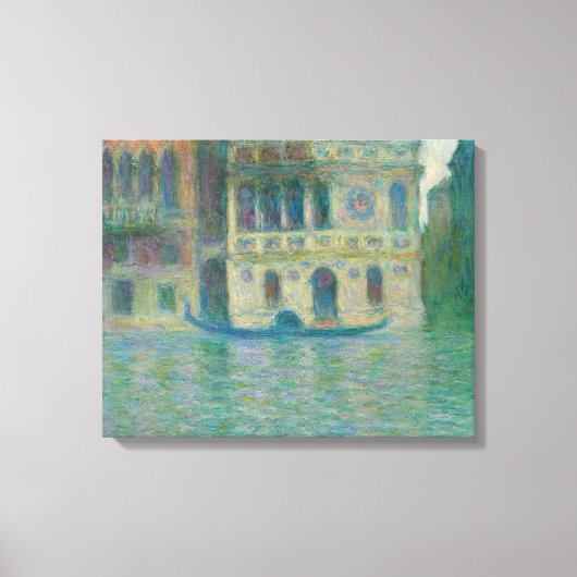 Claude Monet - Venice, Palazzo Dario Canvas Afdruk (Voorkant)