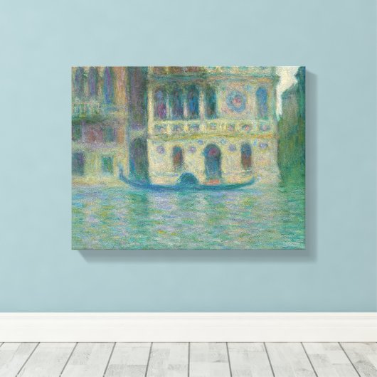 Claude Monet - Venice, Palazzo Dario Canvas Afdruk (Insitu (Houten vloer))