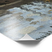 Claude Monet verscheept op de Seine River Travel A Foto Afdruk (Hoek)