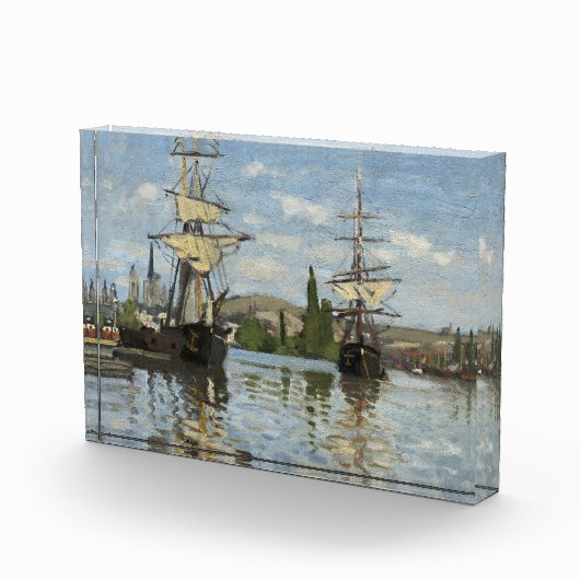 Claude Monet verscheept op de Seine River Travel A Fotoblokken (Rechts)