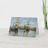 Claude Monet verscheept op de Seine River Travel A Kaart (Voorkant)