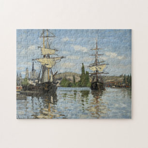 Claude Monet verscheept op de Seine River Travel A Legpuzzel