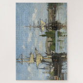 Claude Monet verscheept op de Seine River Travel A Legpuzzel (Verticaal)
