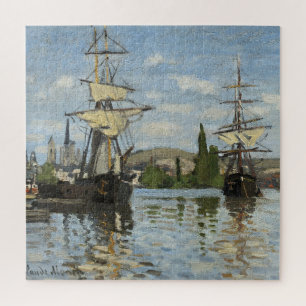 Claude Monet verscheept op de Seine River Travel A Legpuzzel