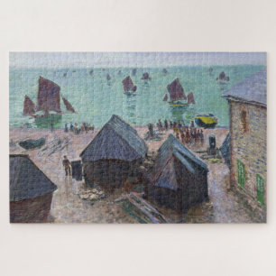 Claude Monet Vertrek van de boten Étretat Legpuzzel