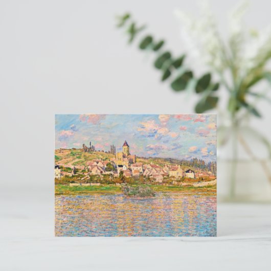 Claude Monet - Vetheuil Briefkaart (Staand voorkant)