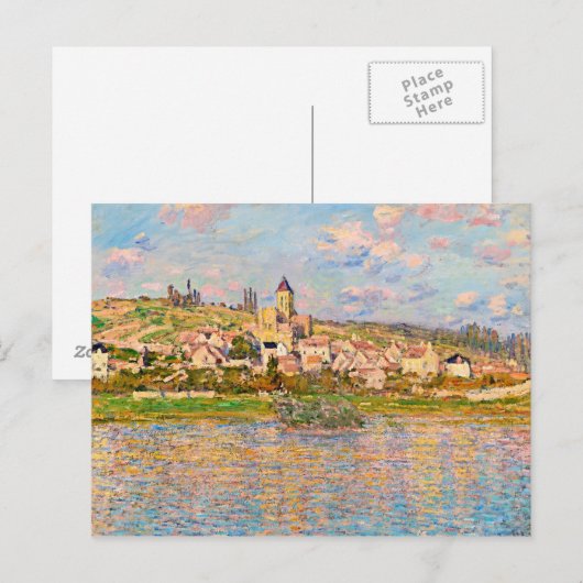 Claude Monet - Vetheuil Briefkaart (Voorkant / Achterkant)